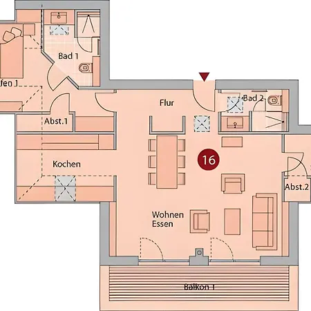 Residenz Seestern We 16 - Penthouse 